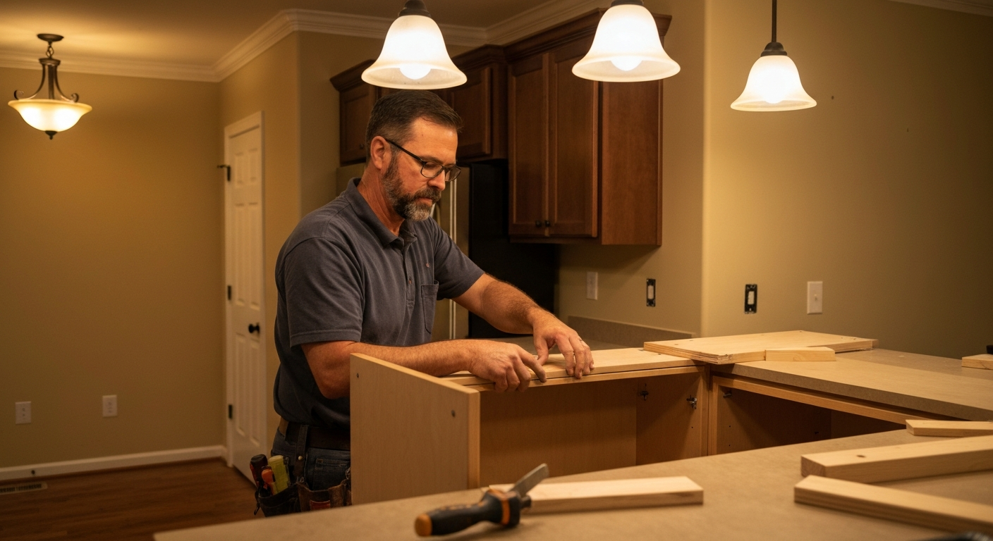 Renovated kitchen